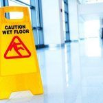 caution wet floor sign