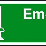 emergency exit sign