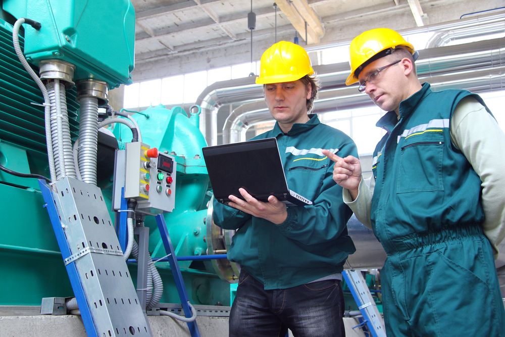 workplace safety review being conducted