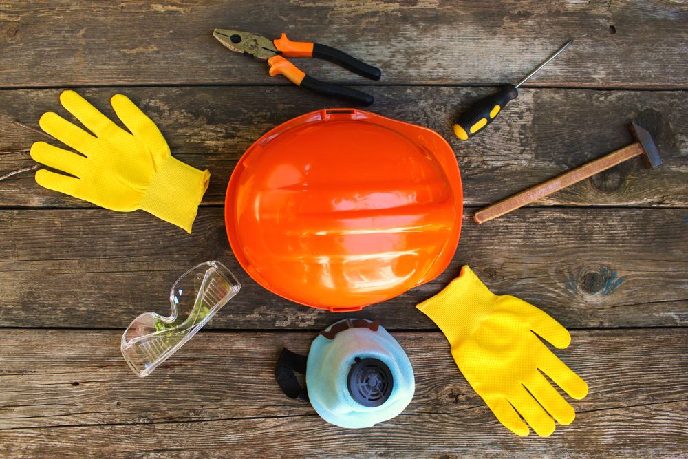 assorted personal protective equipment