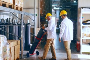 Employees Transporting Tank With Gas-Transporting dangerous goods regulations