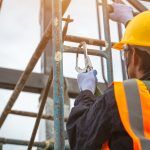 working at heights with fall protection
