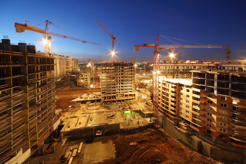 construction project with risk of fire