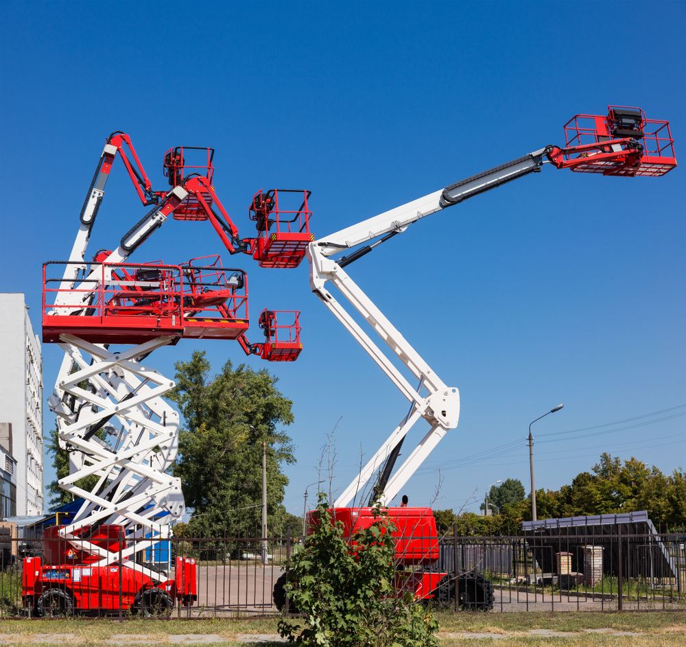 scissor lift and boom lift
