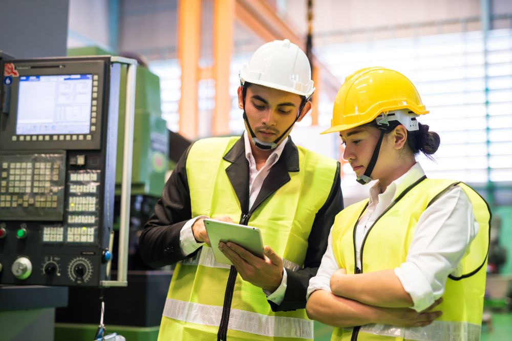 team performing safety audit