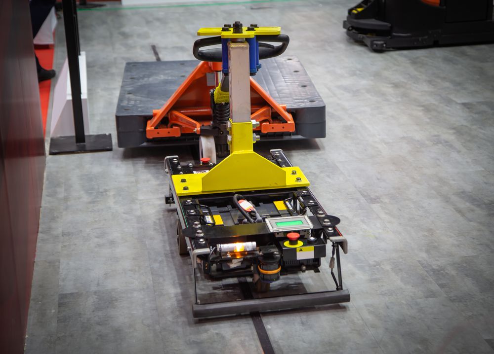 material handling with machines