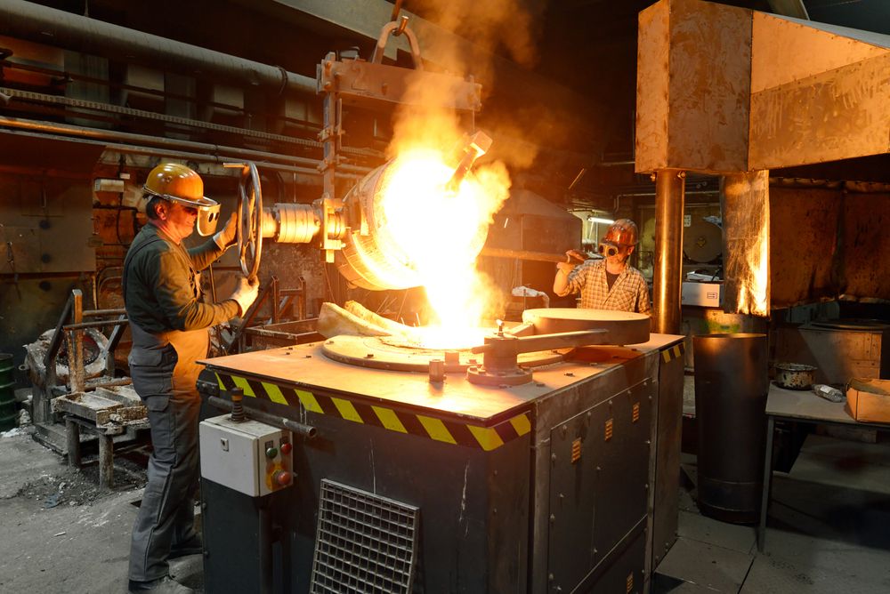 workplace with risk of fire