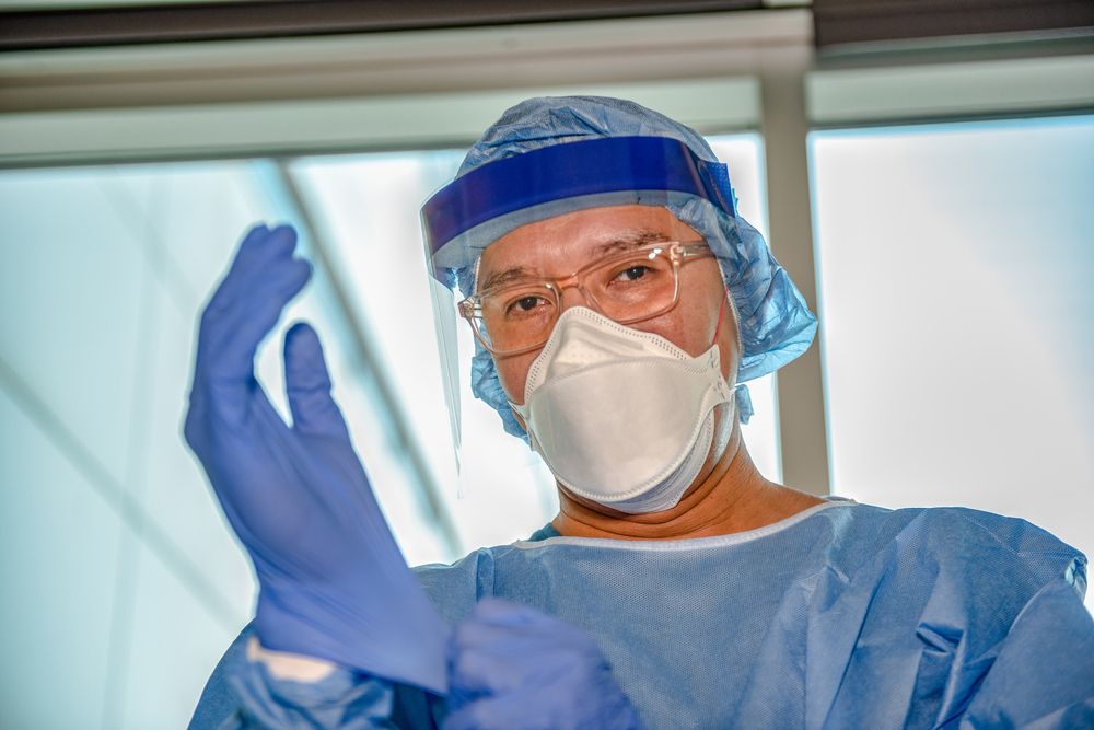 medical professional PPE