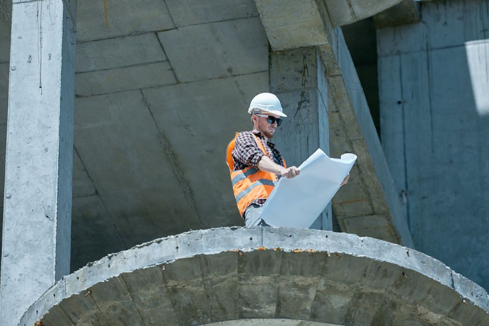 construction worker at height