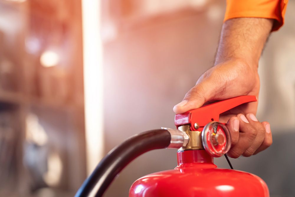 fire extinguisher in workplace