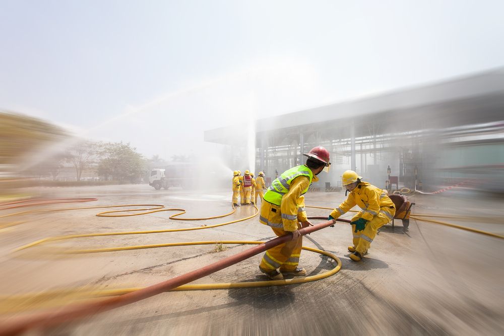 fire drill in workplace