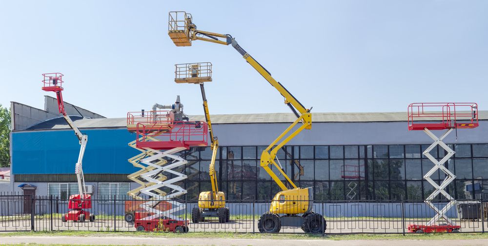 various types of scissor lifts