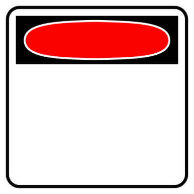 WHMIS Caution Border