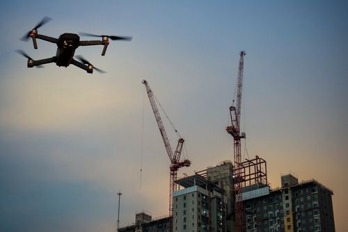 drone used to survey job site