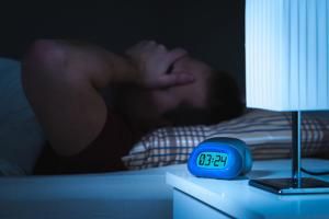 man can't get god night's sleep
