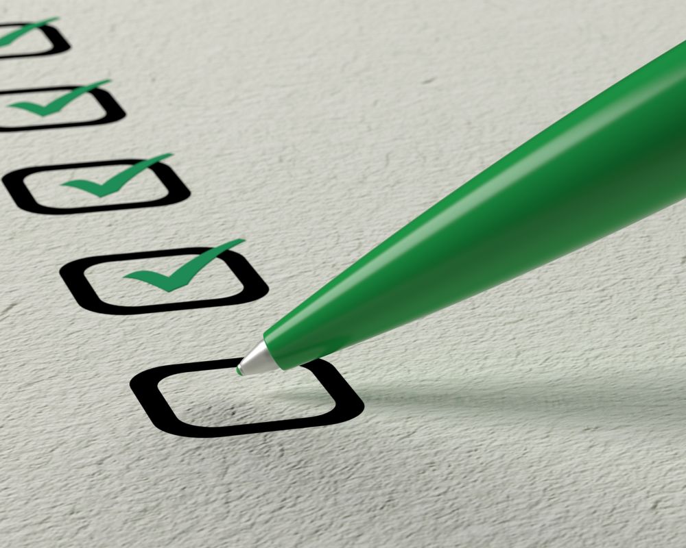 A health and safety checklist