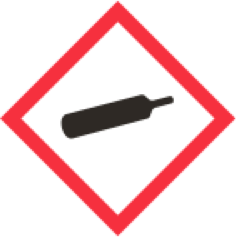 WHMIS pictogram gas cylinder