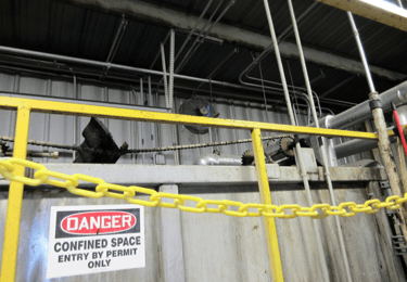 A confined space